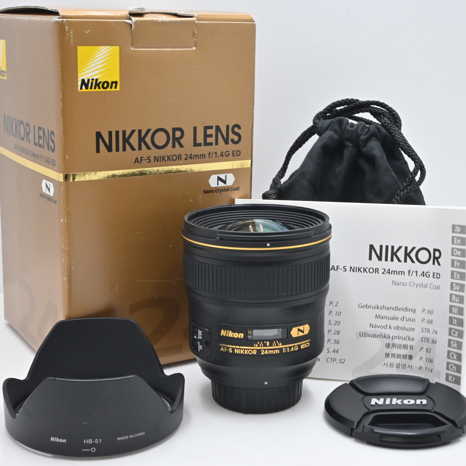 極上品★★Nikon 単焦点レンズ AF-S NIKKOR 24mm f/1.4G ED