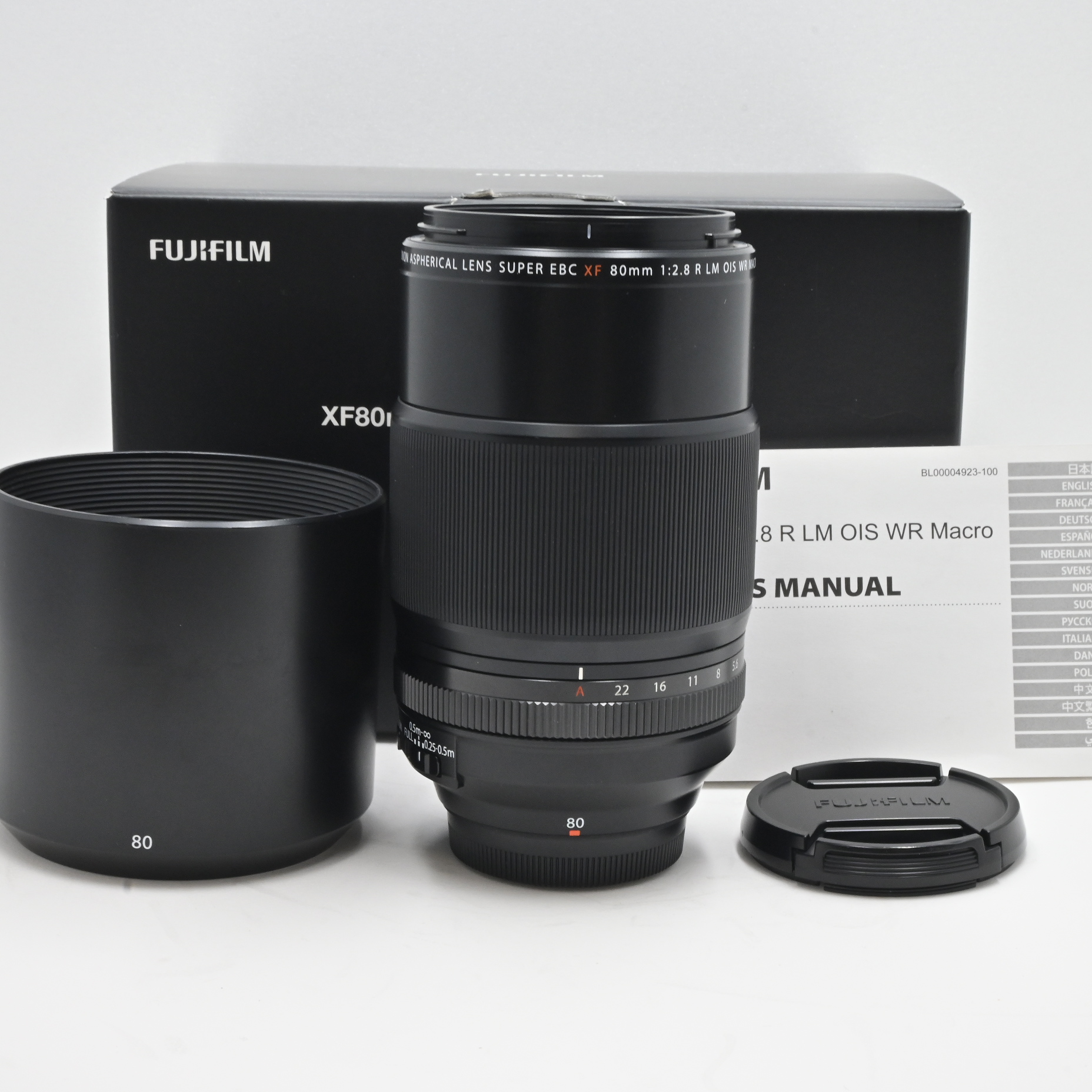 富士フイルム(FUJIFILM) X 交換レンズ フジノン 単焦点 中望遠マクロ 80mm F2.8 手ブレ補正 防塵防滴耐低温 リニアモーター(静音) 絞りリング F XF80MMF2.8 R LM OIS WR MACRO