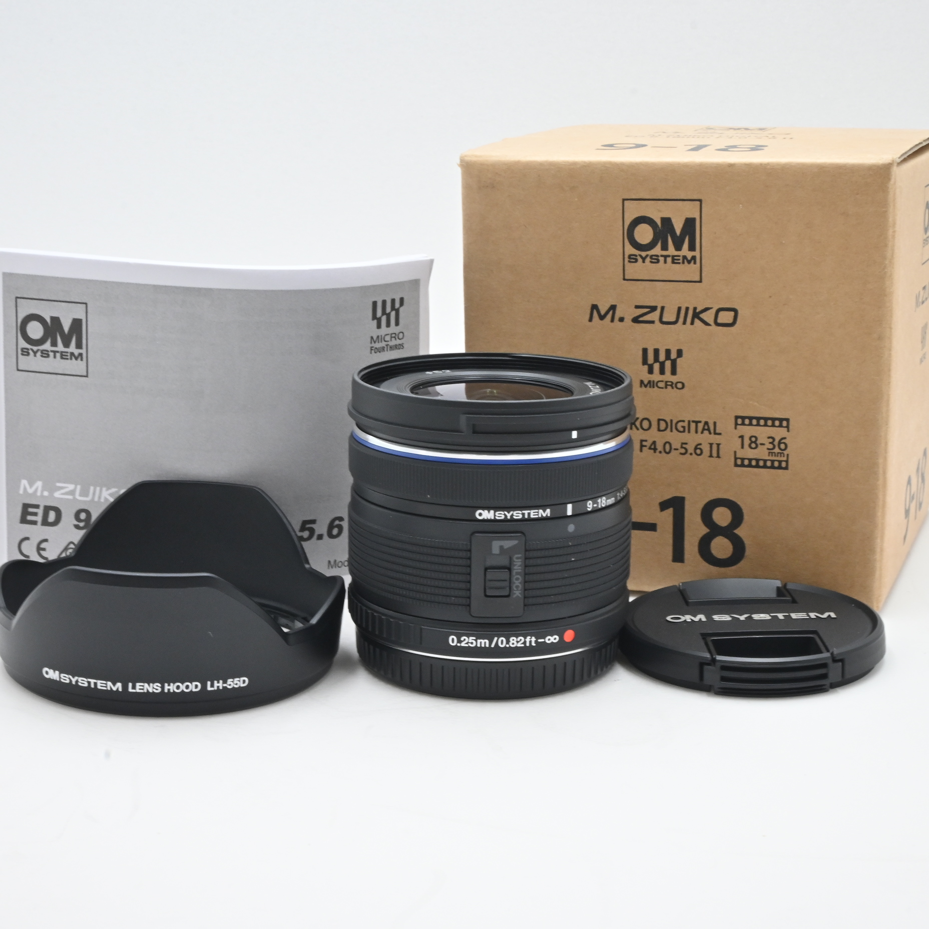 OM SYSTEM 超広角ズームレンズ M.ZUIKO DIGITAL ED 9-18mm F4.0-5.6 Ⅱ