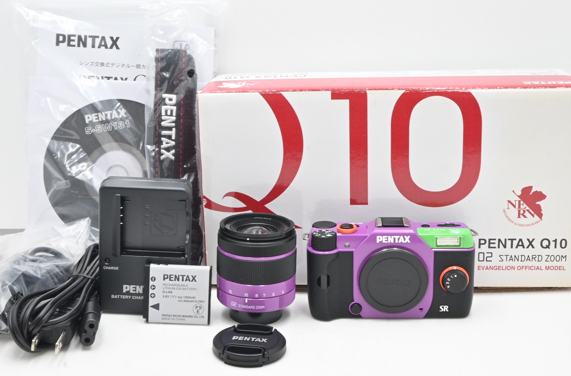 PENTAX ミラーレス一眼 Q10 エヴァンゲリオンモデル ズームレンズキット [標準ズーム 02 STANDARD ZOOM] TYPE 01: 初号機