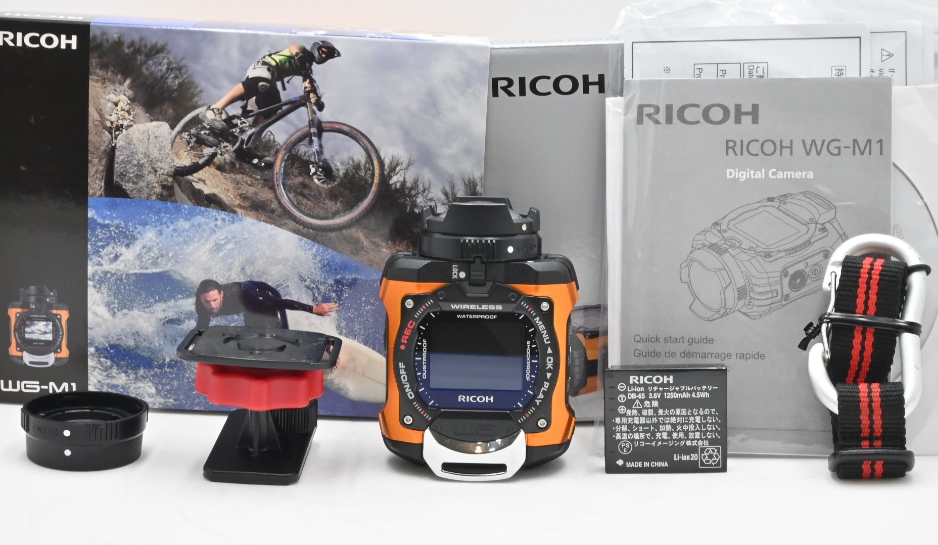 RICOH 防水アクションカメラ WG-M1 オレンジ WG-M1 OR 08286