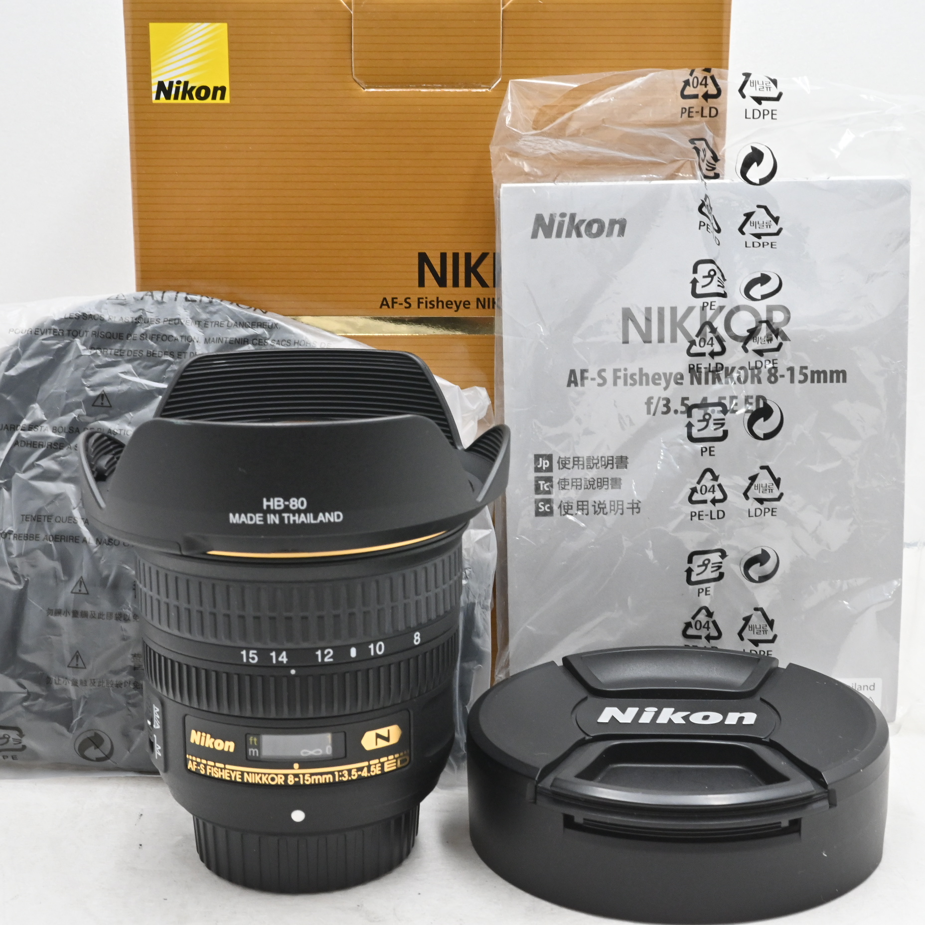 Nikon フィッシュアイズームレンズ AF-S Fisheye NIKKOR 8-15mm f/3.5-4.5E ED