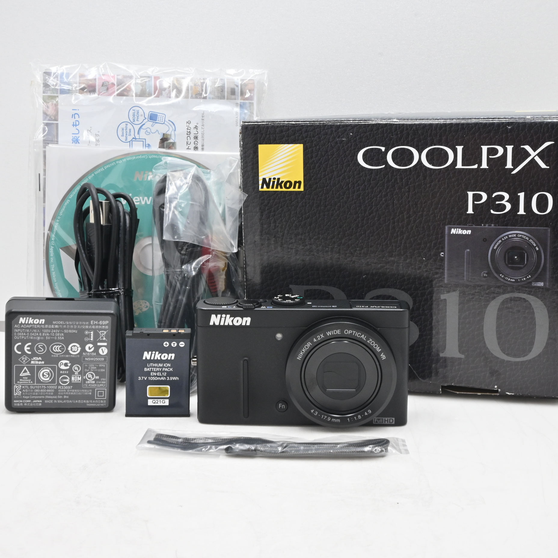 ほぼ新品★Nikon デジタルカメラ COOLPIX (クールピクス) P310 ブラック
