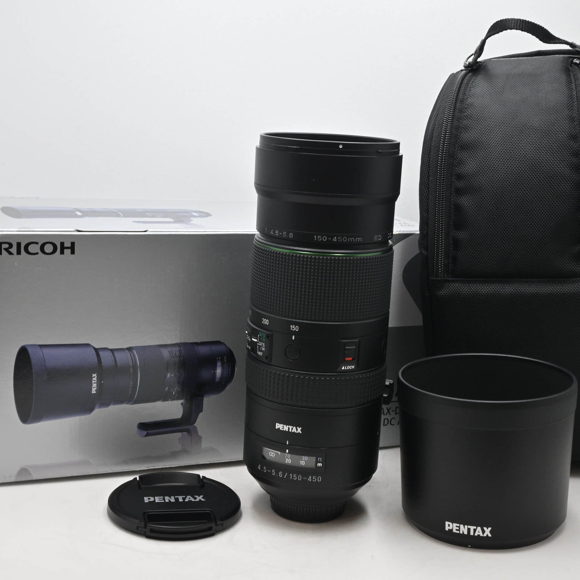 極上品★★★ペンタックス HD PENTAX-D FA 150-450mmF4.5-5.6ED DC AW