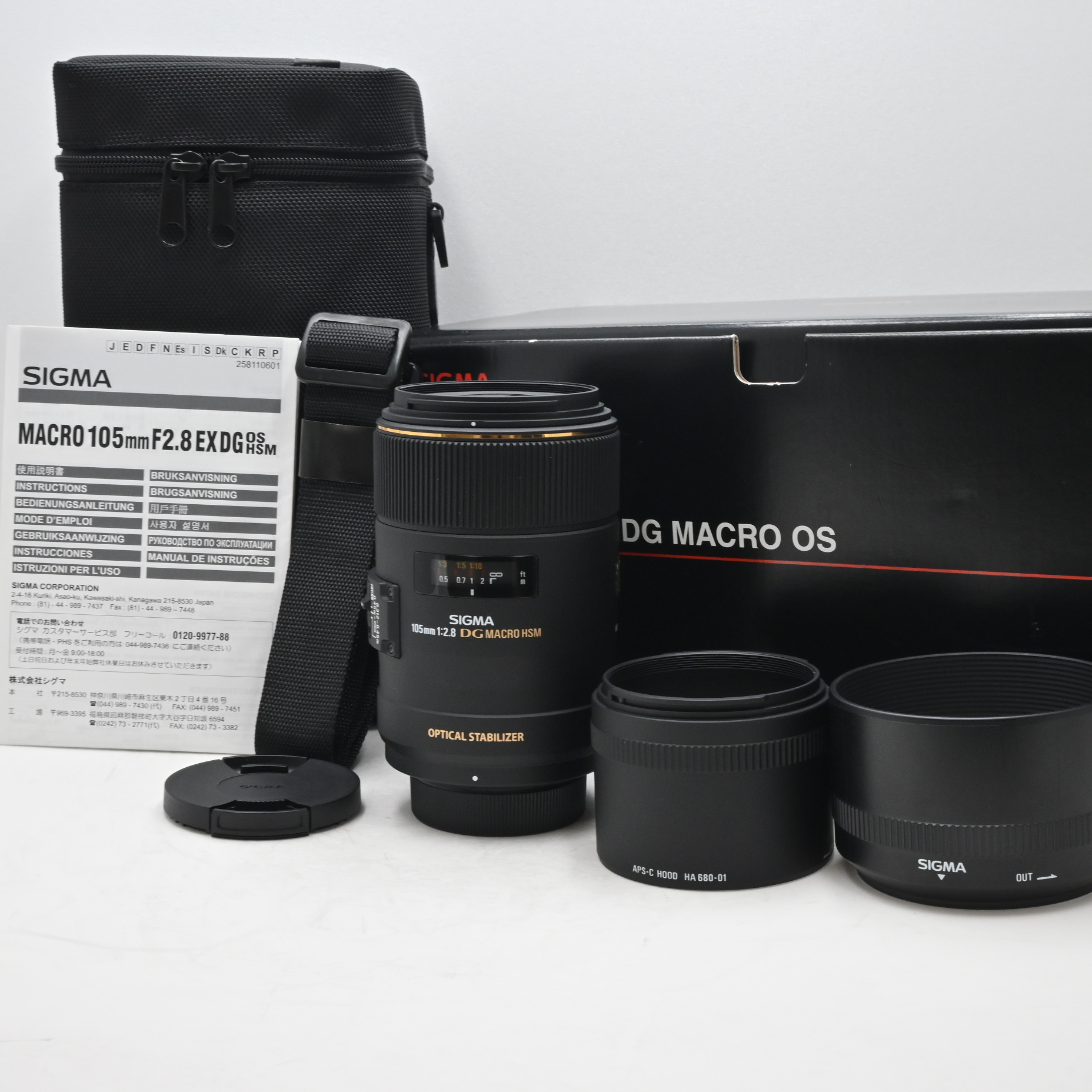 特上品★★★シグマ(Sigma) レンズ 105mm F2.8 EX DG OS HSM MACRO Nikon