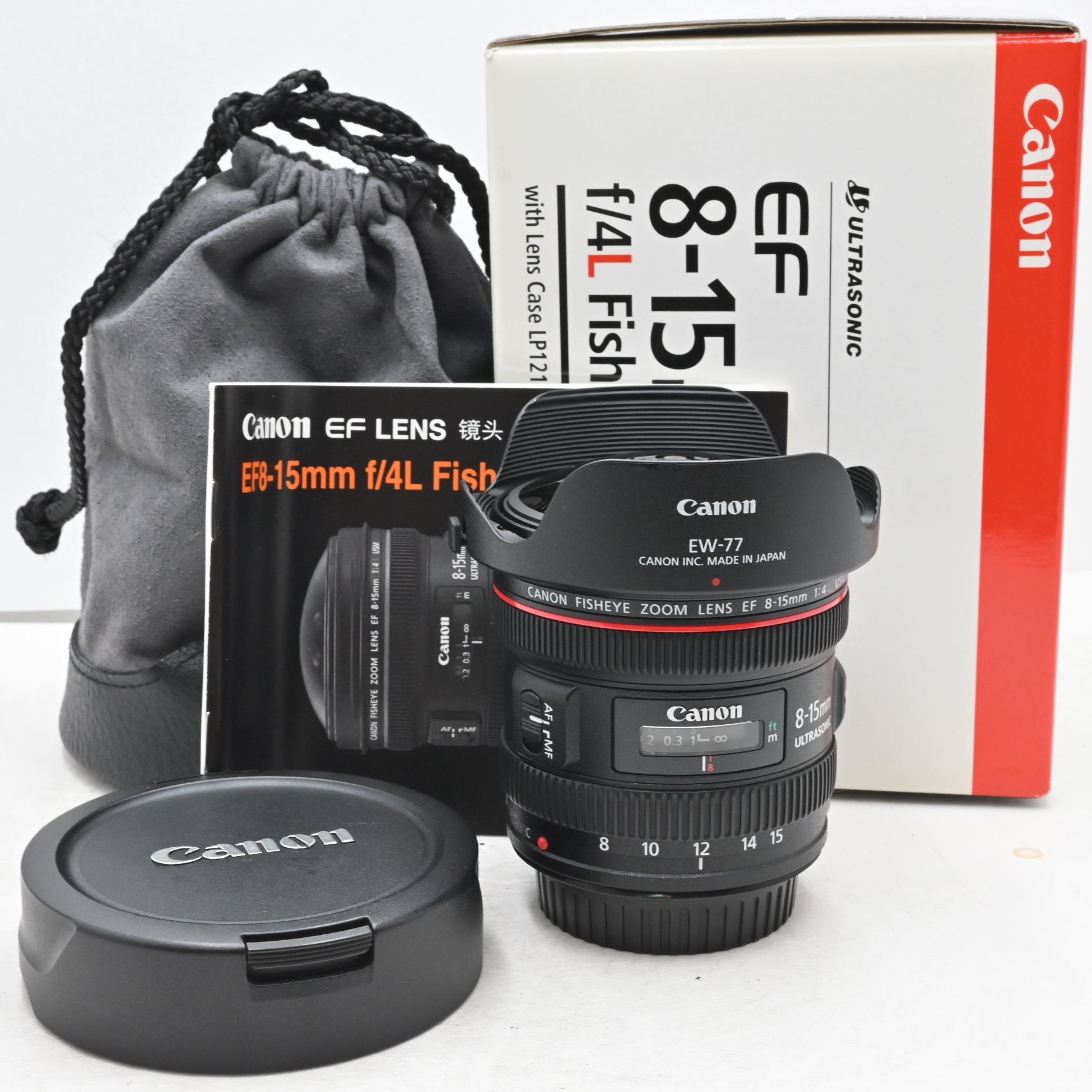 極上品★★★Canon 超広角ズームレンズ EF8-15mm F4L フィッシュアイ USM フルサイズ対応