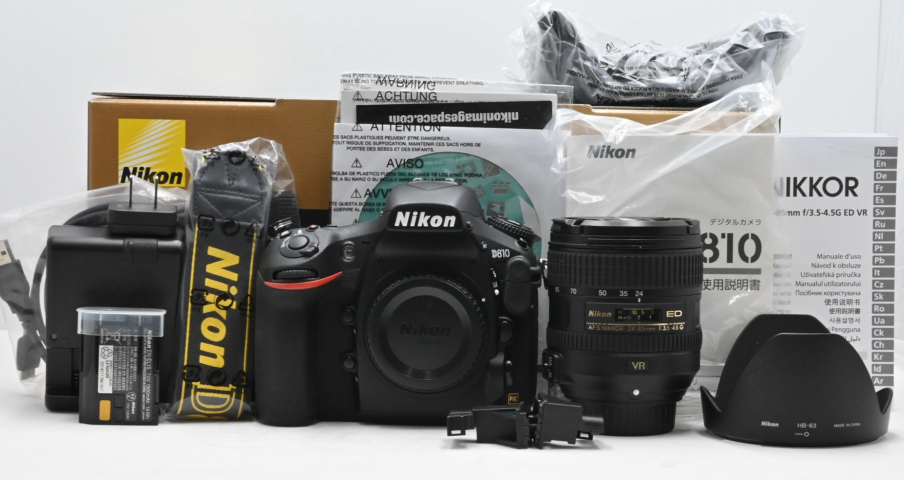 シャッター回数『6145』Nikon デジタル一眼レフカメラ D810 24-85 VR レンズキット